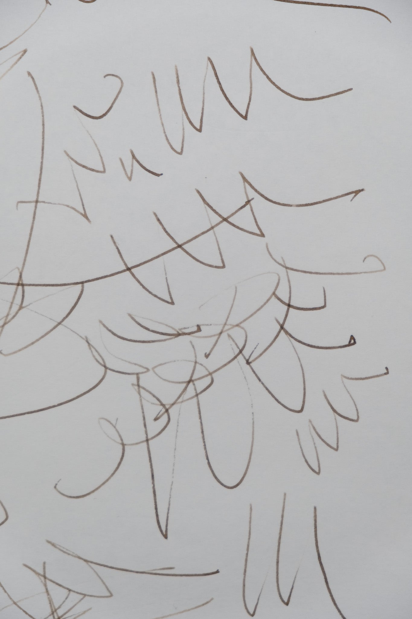 Dora MAAR : Composition végétale - Dessin original signé