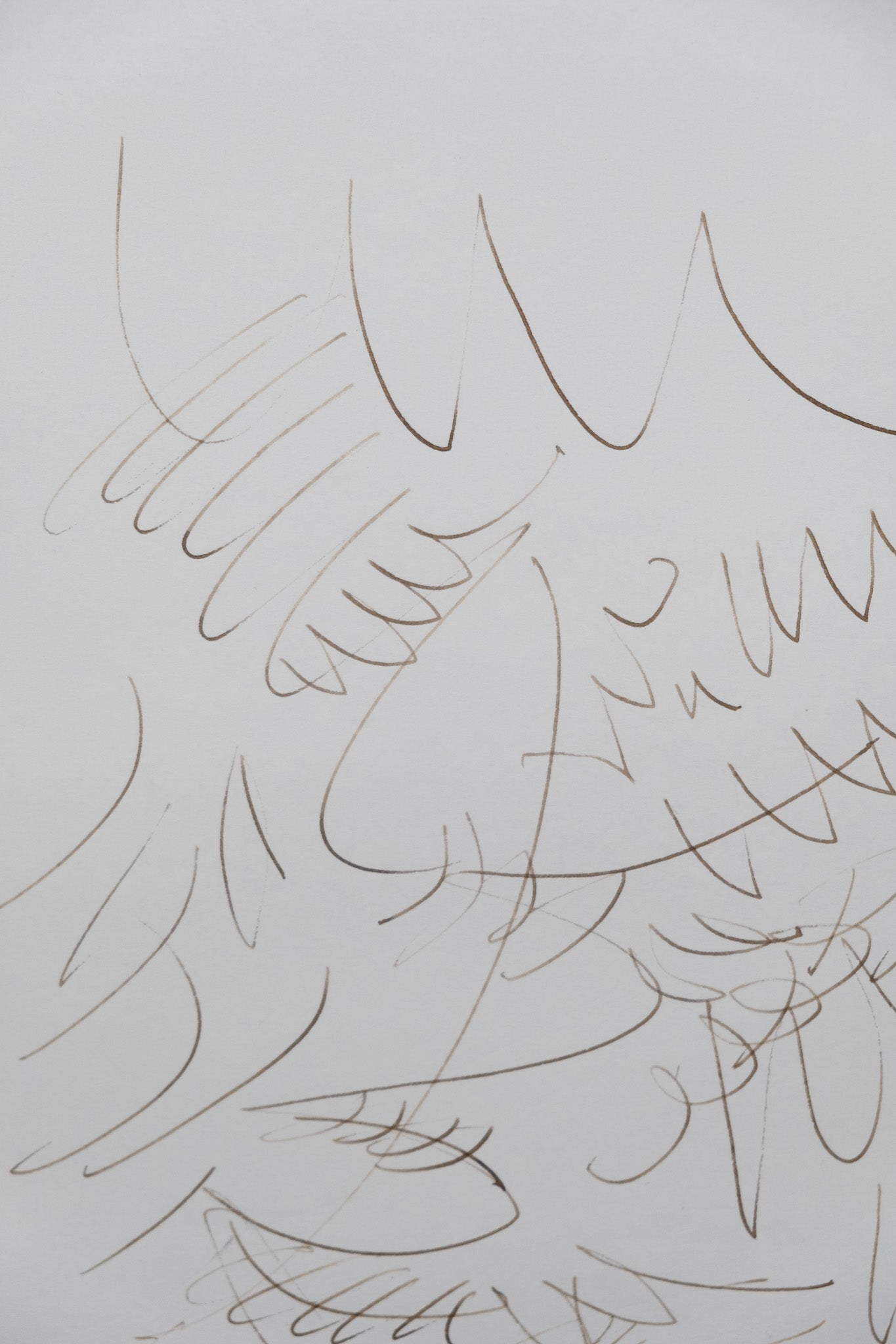 Dora MAAR : Composition végétale - Dessin original signé