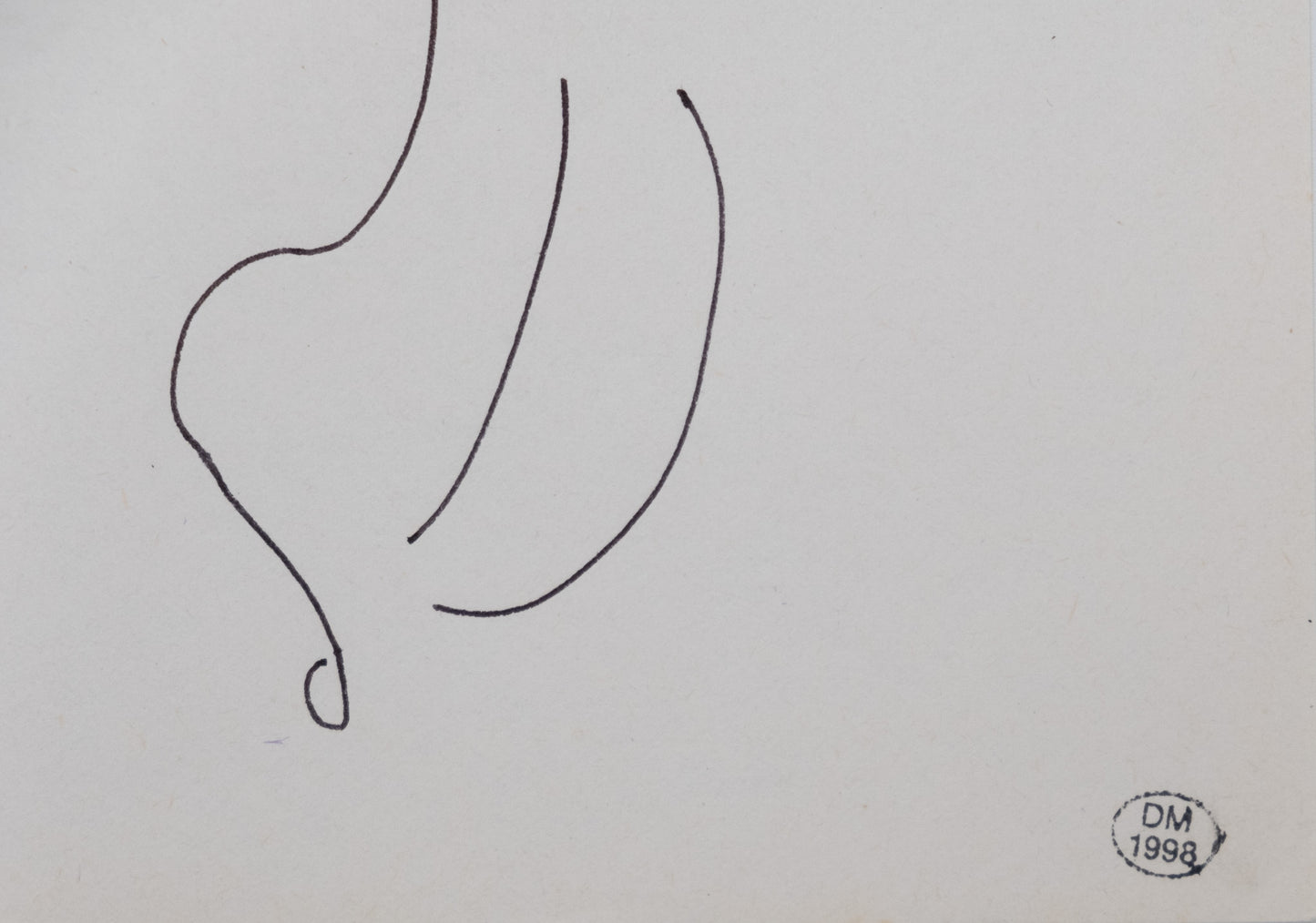 Dora MAAR : Composition florale - Dessin original signé