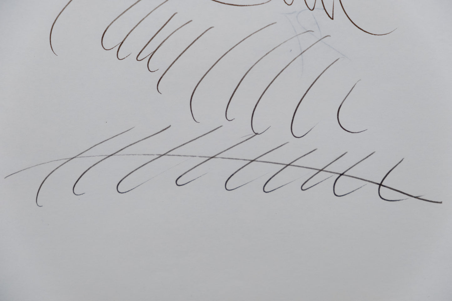 Dora MAAR : Composition brumeuse - Dessin original signé