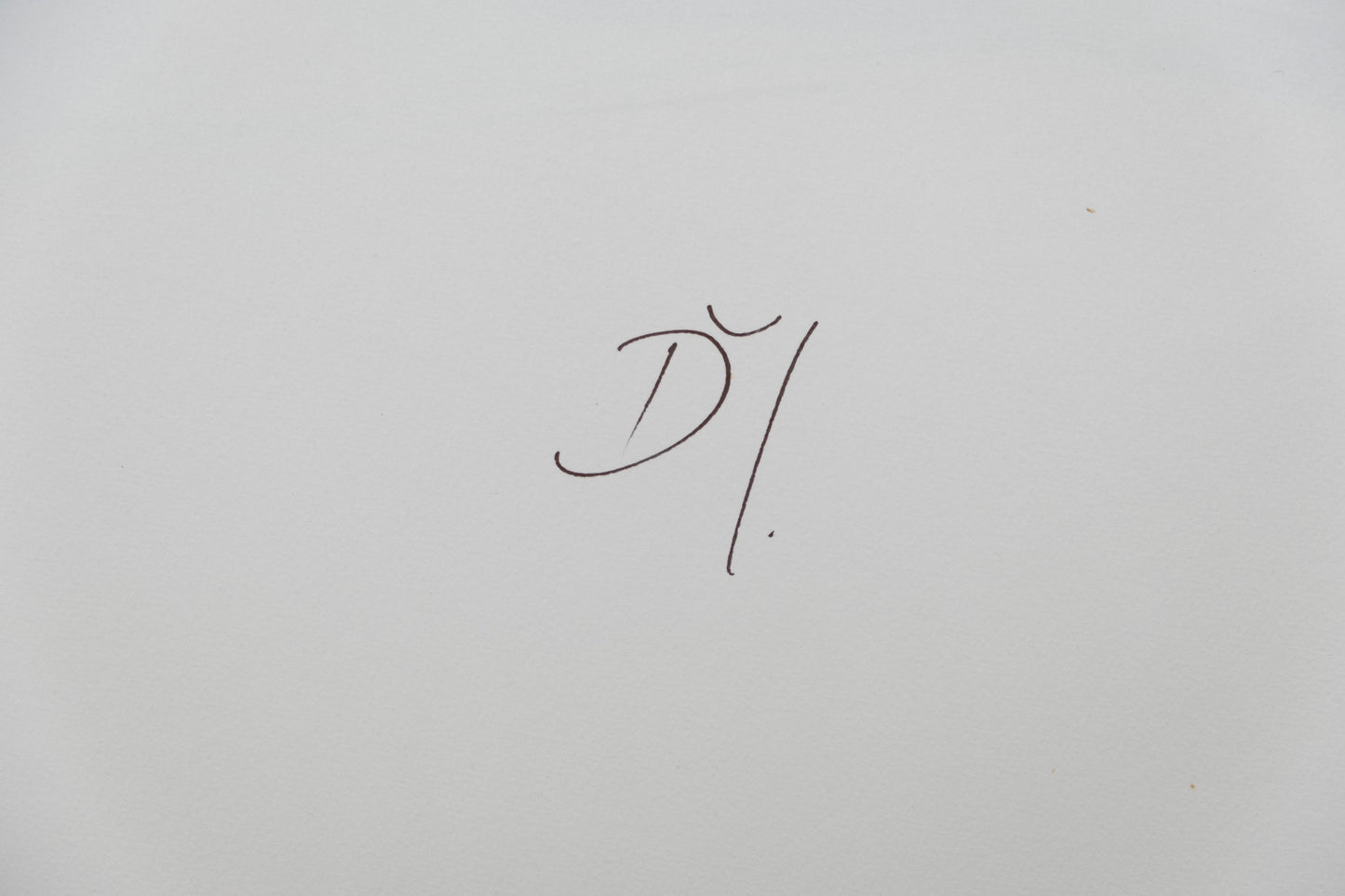 Dora MAAR : Composition abstraite - Dessin original signé