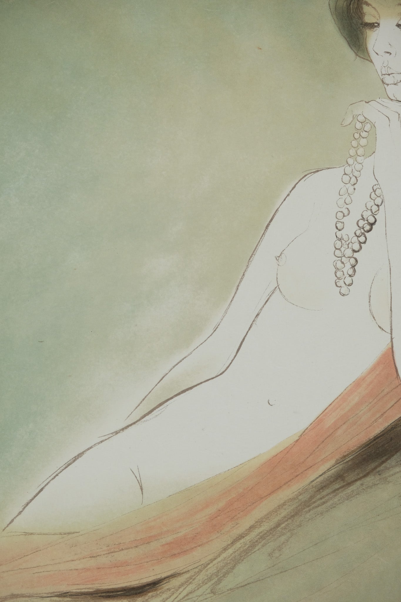 Bernard CHAROY : Portrait de Charlotte - Lithographie originale signée