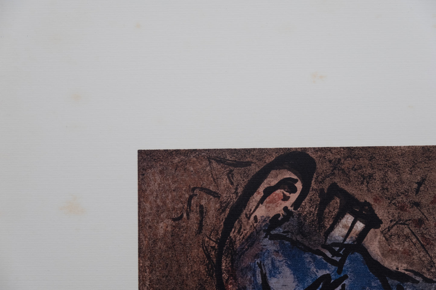 Marc CHAGALL : David et Bethsabée - Lithographie signée