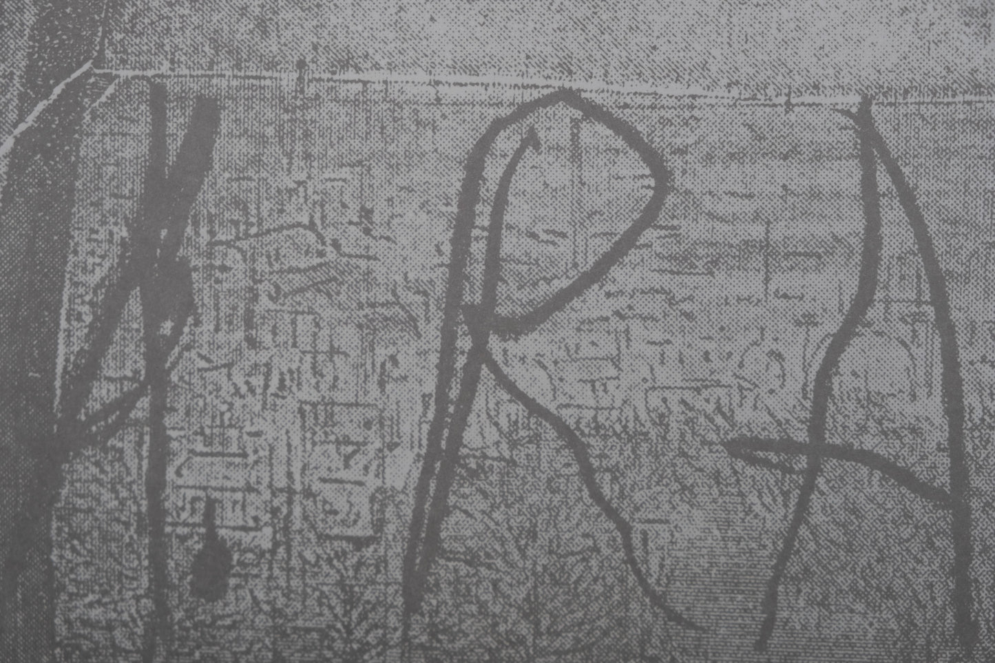 Arnulf RAINER : La Tour Eiffel - Lithographie originale signée