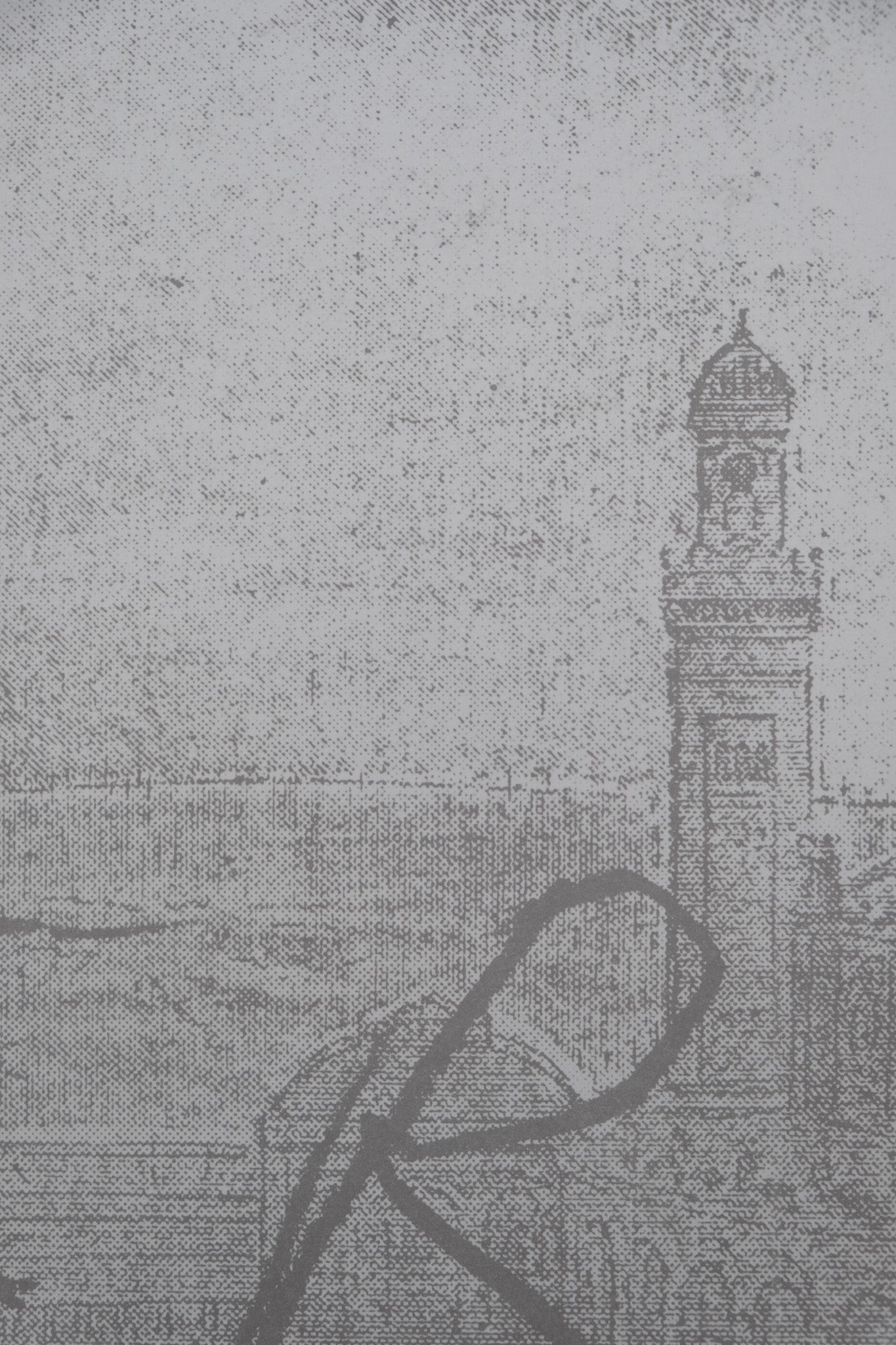 Arnulf RAINER : La Tour Eiffel - Lithographie originale signée