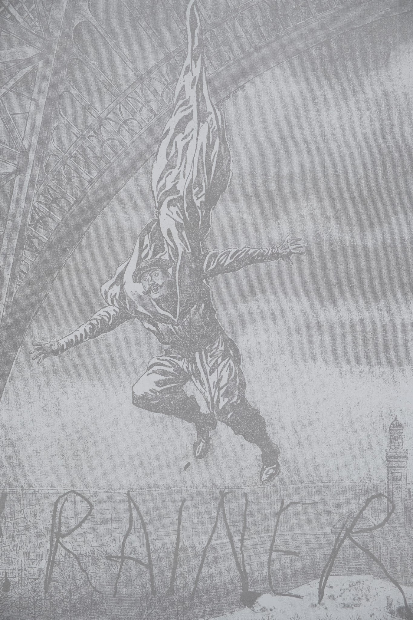 Arnulf RAINER : La Tour Eiffel - Lithographie originale signée