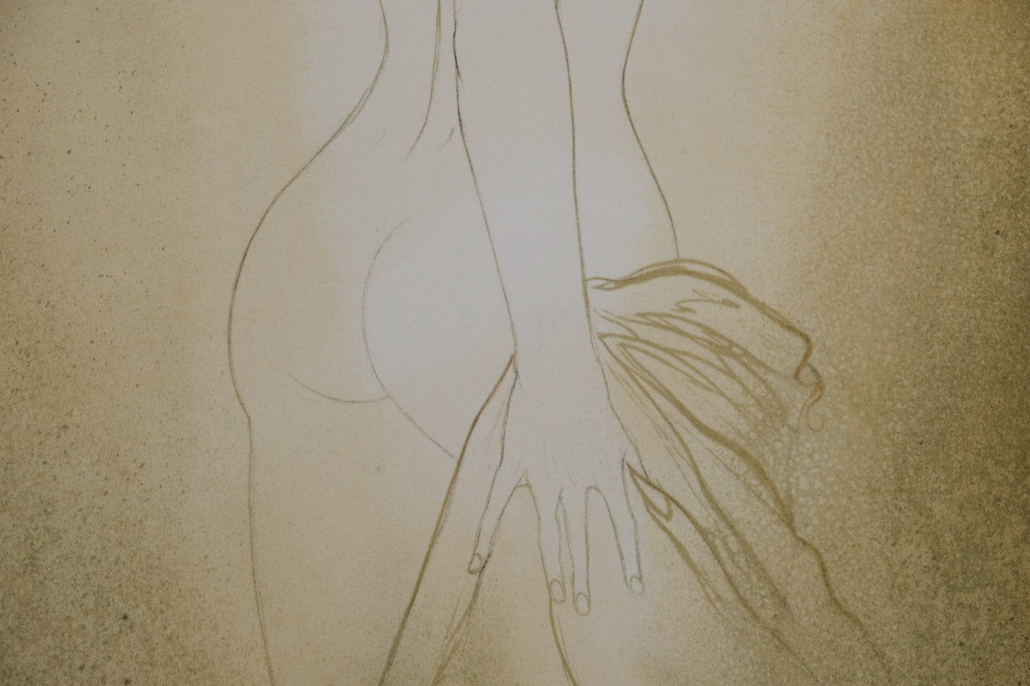 Bernard CHAROY : Nu de Virginie - Lithographie originale signée