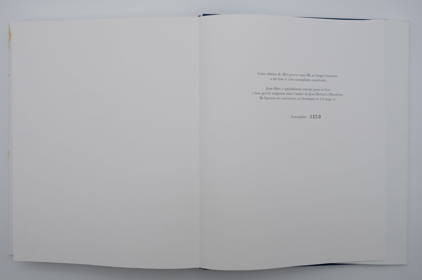 Joan MIRO : Volume III : Miró – Graveur (1973-1975) - 2 bois gravés originaux