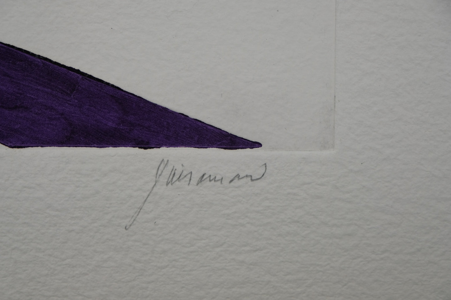 Paul GUIRAMAND : Hommage à Matisse - Gravure originale signée
