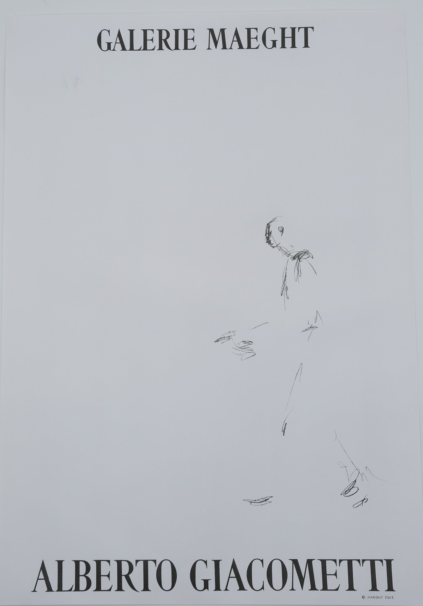 Alberto GIACOMETTI : L'Homme qui marche - Lithographie originale