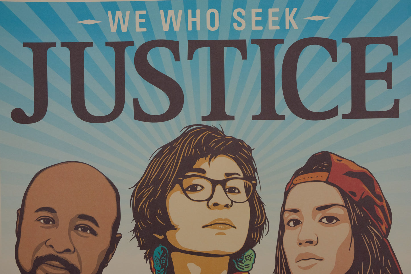 Ernesto YERENA : We who seek justice - Affiche originale