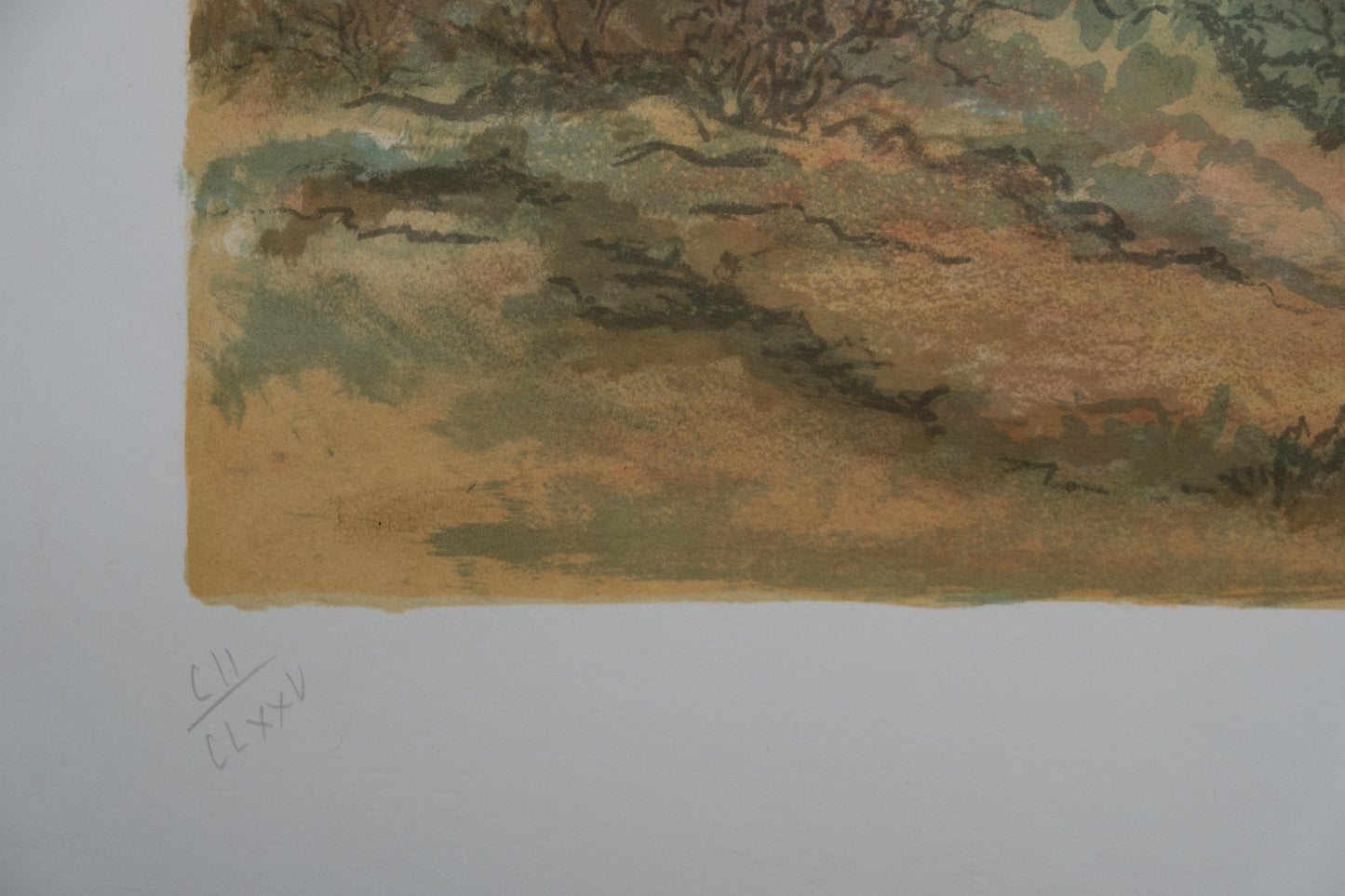 MADUZAC : La chaumière au bord de la rivière - Lithographie originale signée