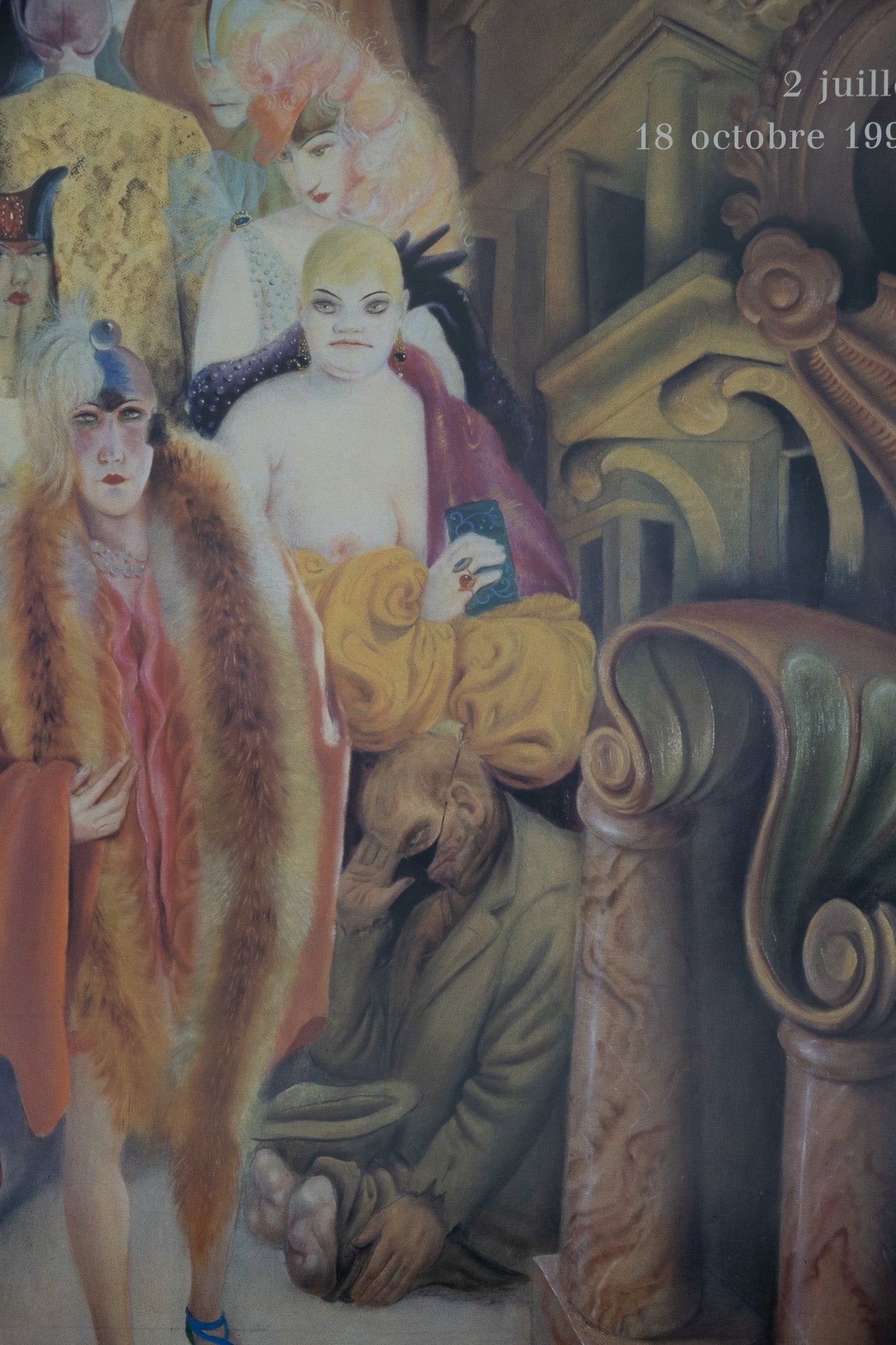 Otto DIX : Métropolis (La Grande Ville) - Affiche originale