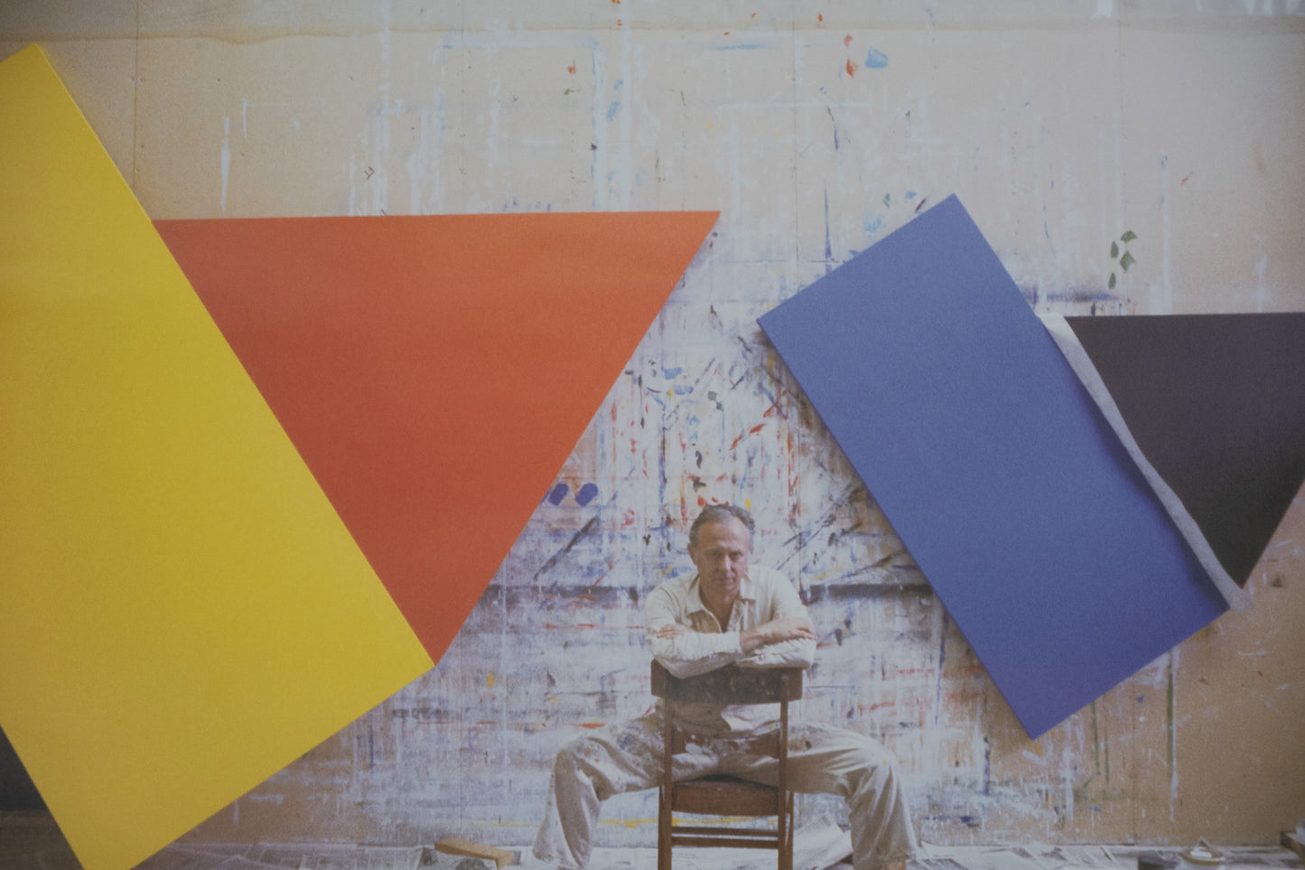 Ellsworth KELLY : L'artiste dans son atelier - Affiche originale