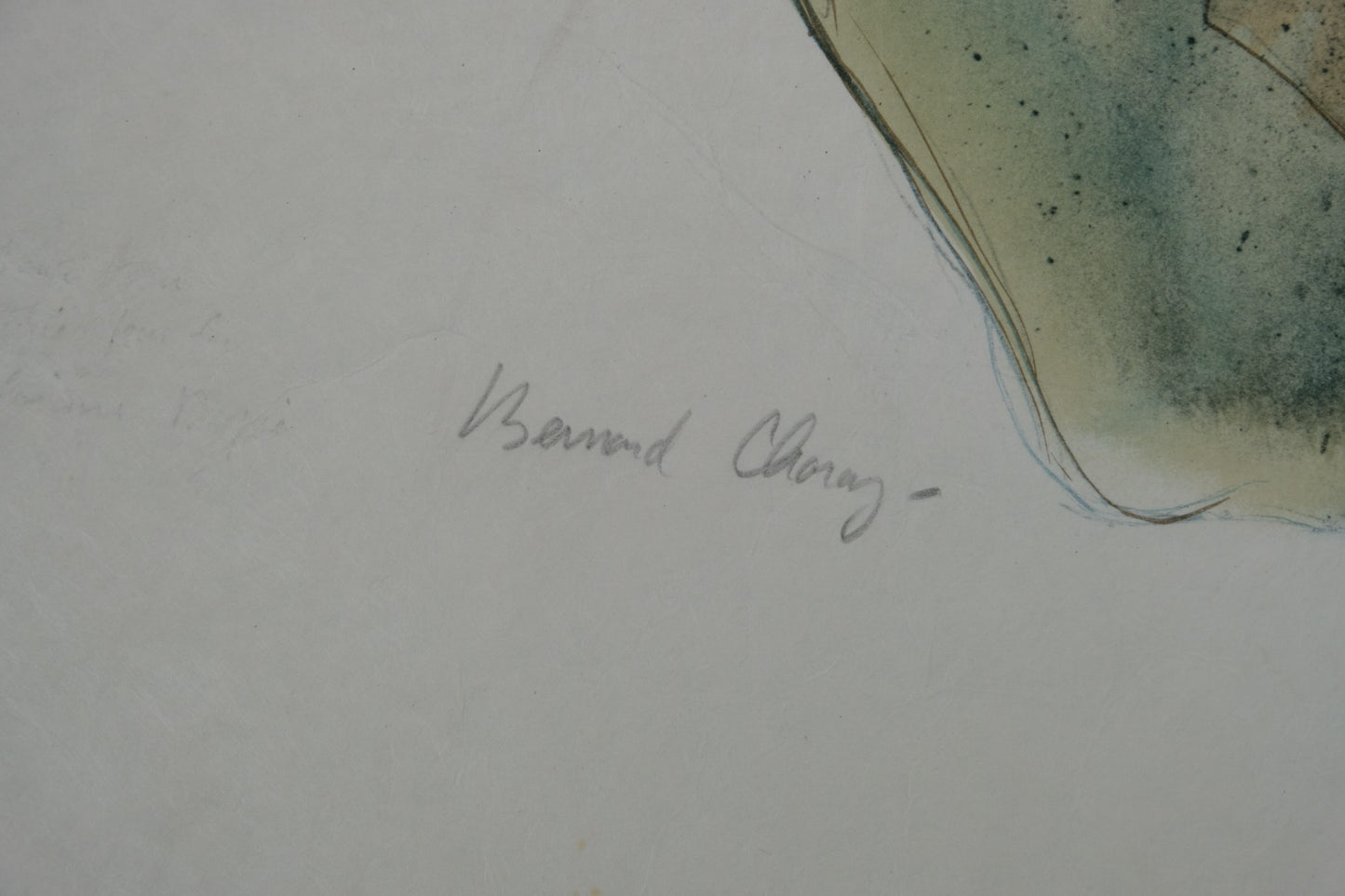 Bernard CHAROY : Portrait de Sophie au ruban - Lithographie originale signée