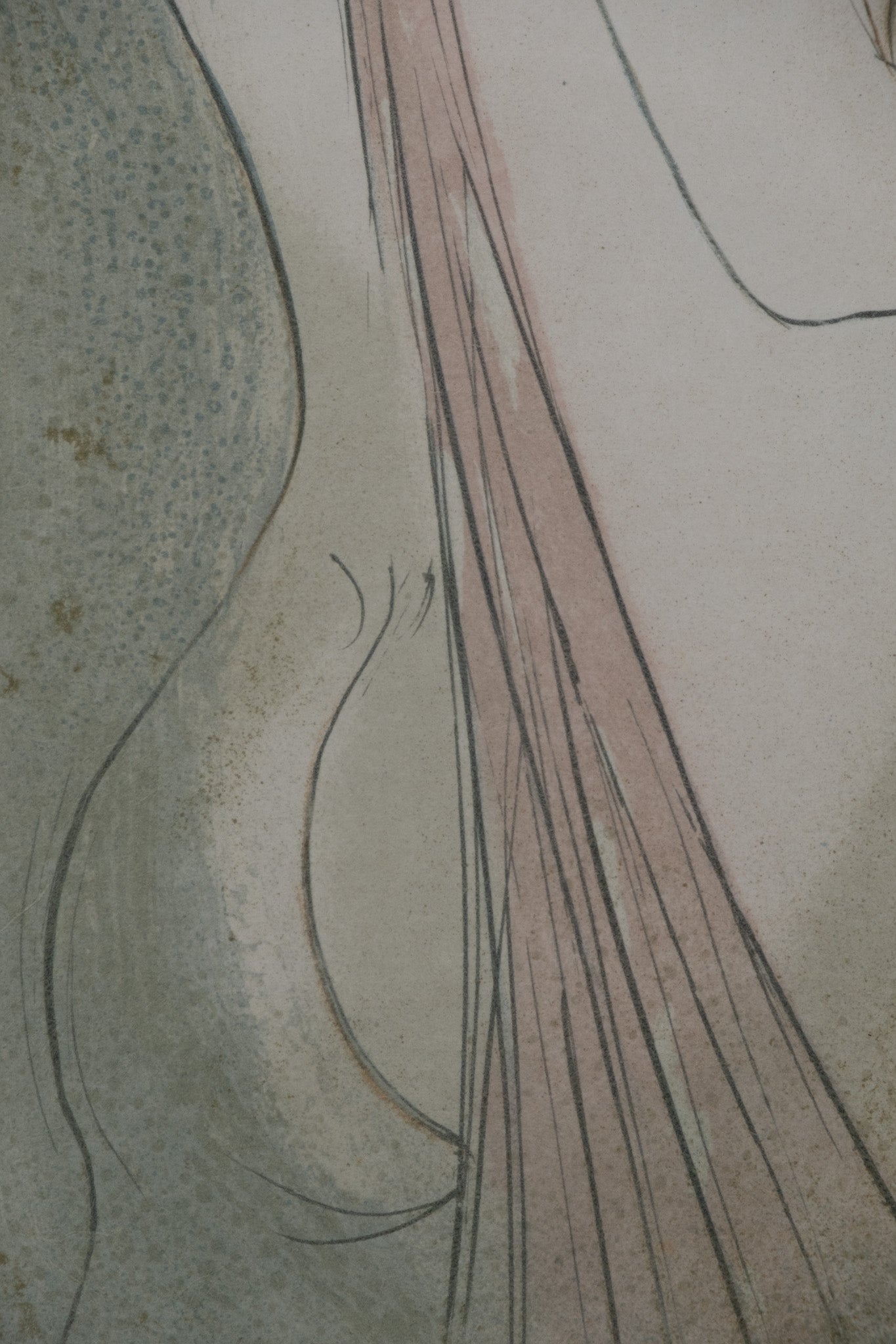 Bernard CHAROY : Dominique au ruban - Lithographie originale signée