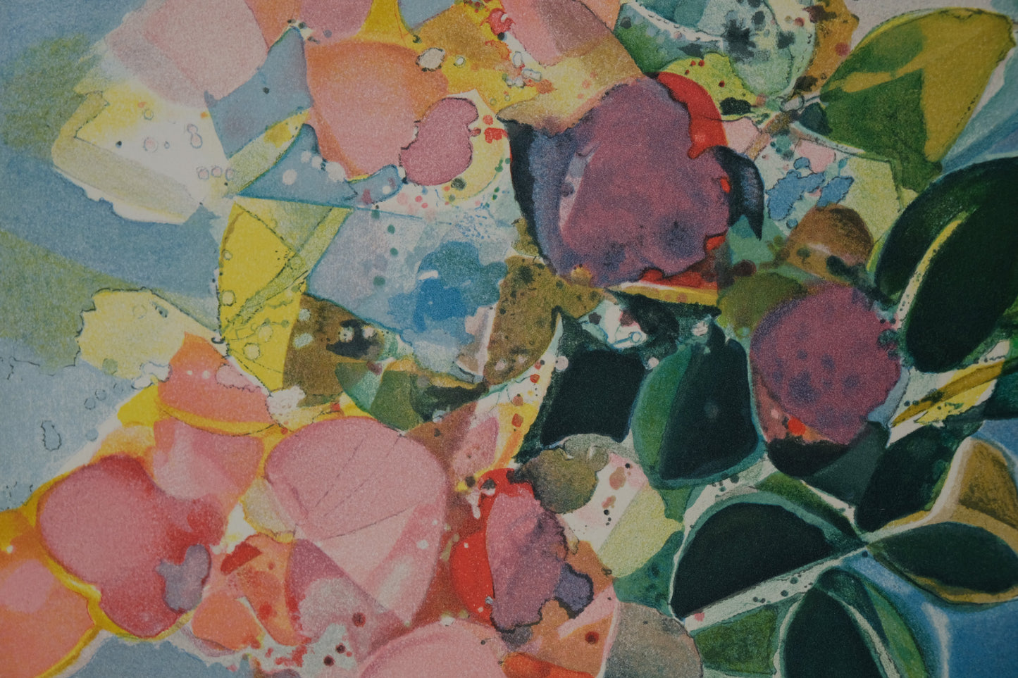 Camille HILAIRE : Le bouquet de printemps - Lithographie originale signée