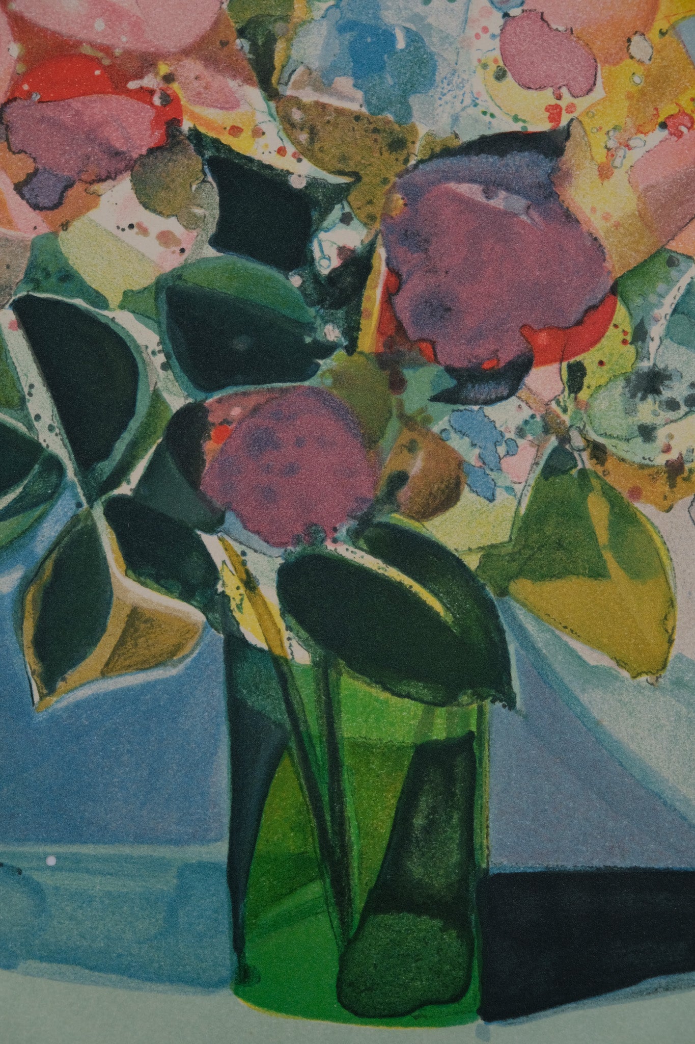 Camille HILAIRE : Le bouquet de printemps - Lithographie originale signée