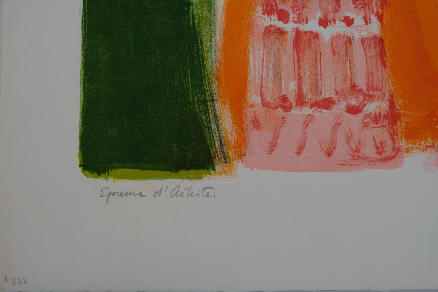 Frédéric MENGUY : La marchande de fleurs - Lithographie originale signée