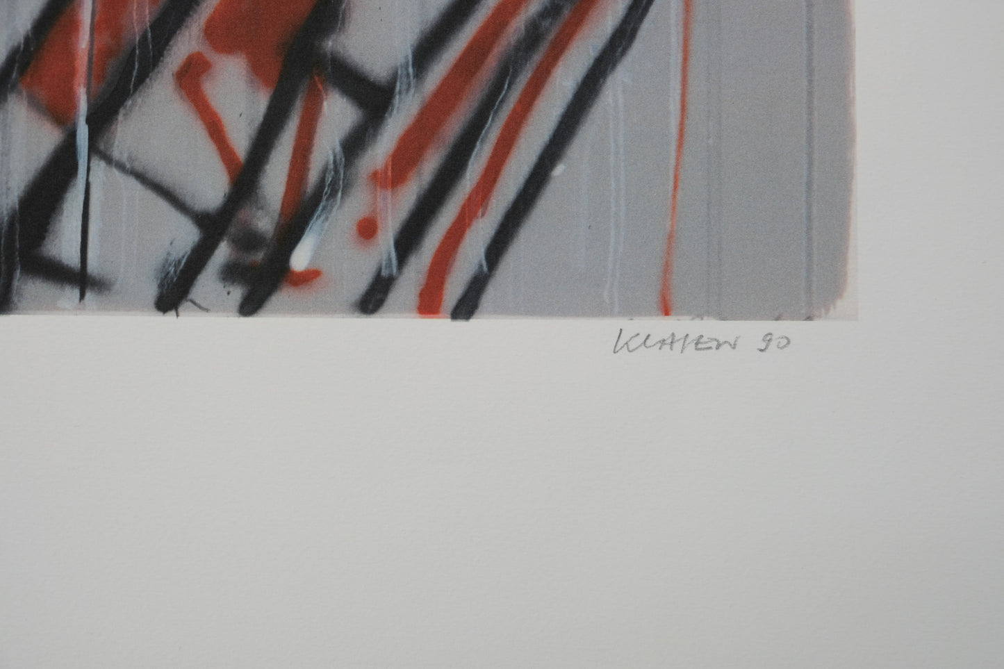 Peter KLASEN : 3 femmes - Lithographie originale signée