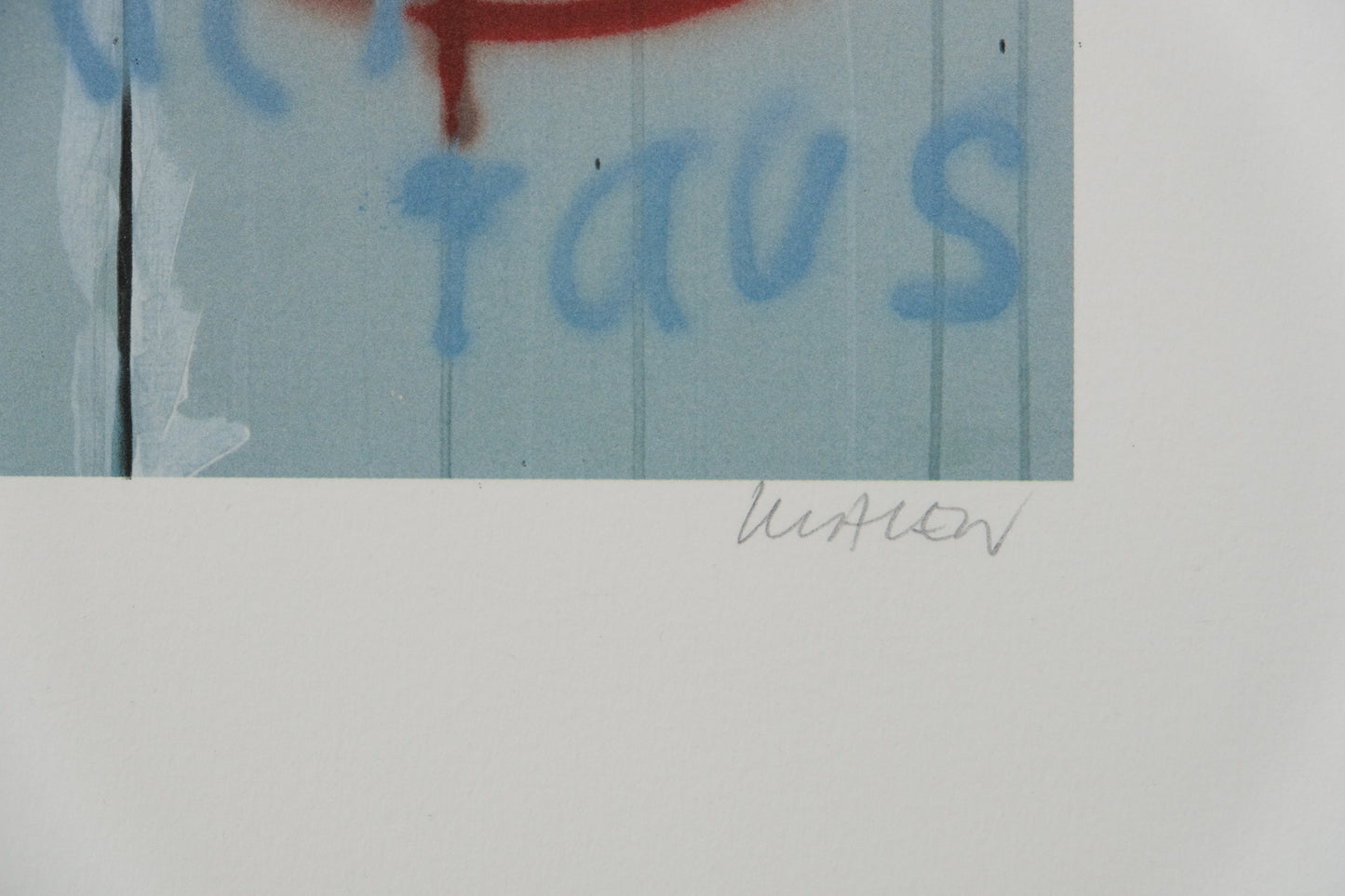Peter KLASEN : Spectre - Lithographie originale signée