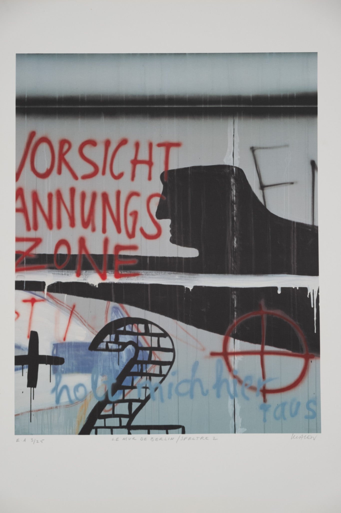 Peter KLASEN : Spectre - Lithographie originale signée