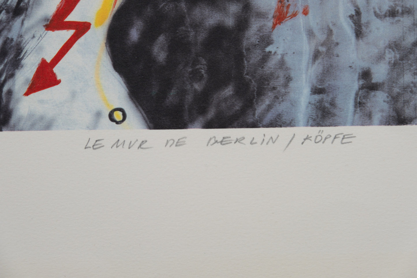 Peter KLASEN : Köpfe - Lithographie originale signée