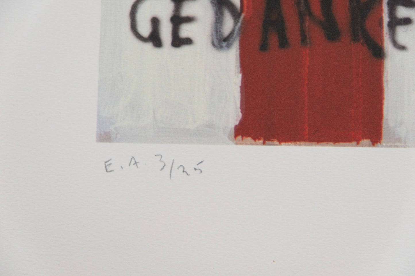 Peter KLASEN : Ungehorsam - Lithographie originale signée