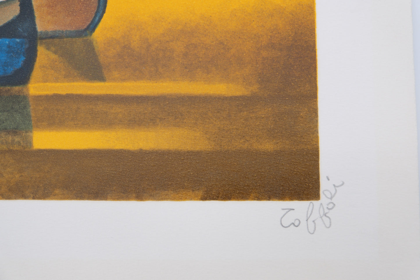 Louis TOFFOLI : Soleil couchant - Lithographie originale signée