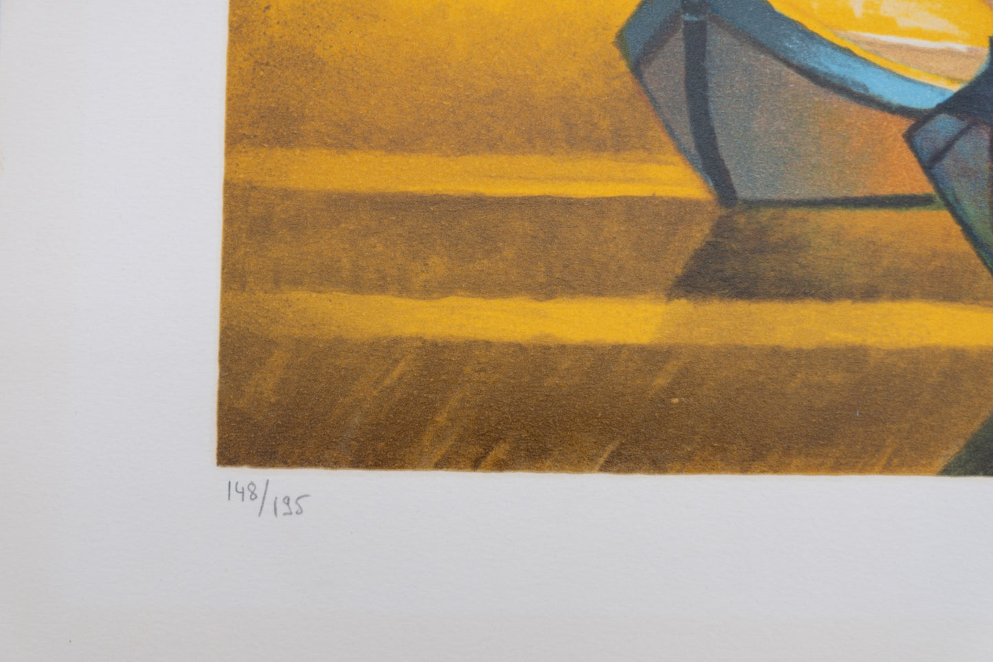 Louis TOFFOLI : Soleil couchant - Lithographie originale signée