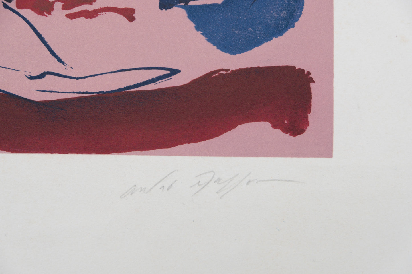 André MASSON : Erotique - Lithographie originale signée