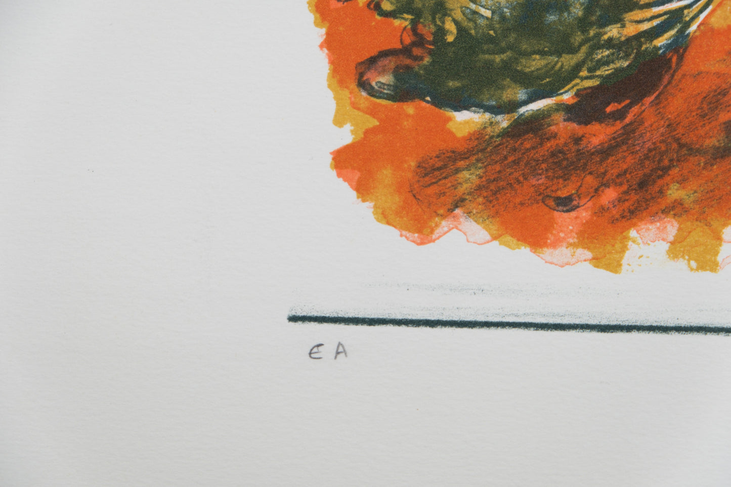 Gérard DIAZ : Acacia africain - Lithographie originale signée