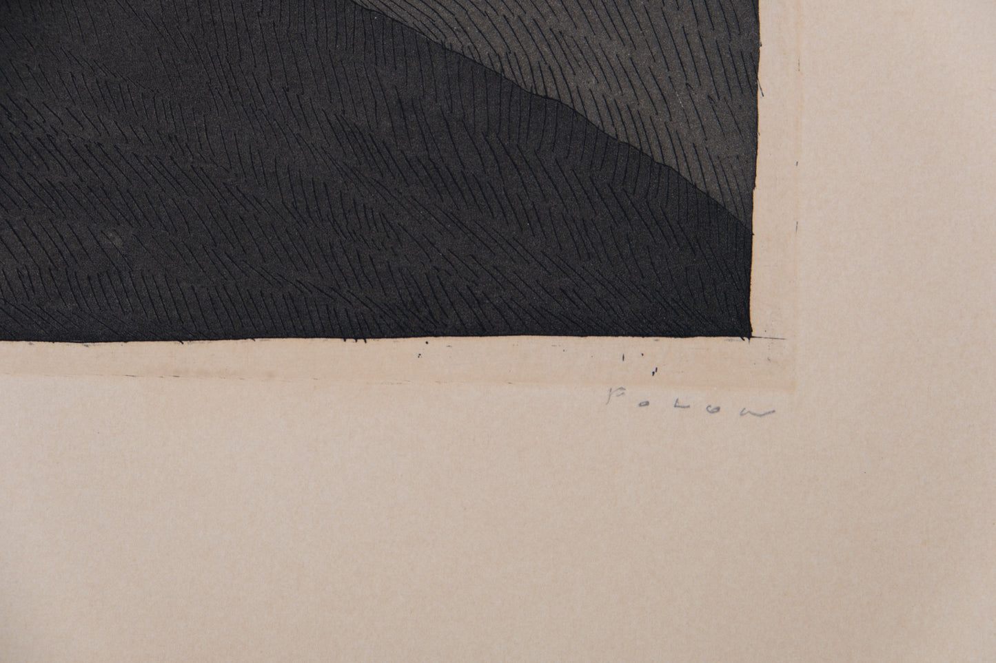 Jean Michel FOLON : Le cri - Gravure originale signée