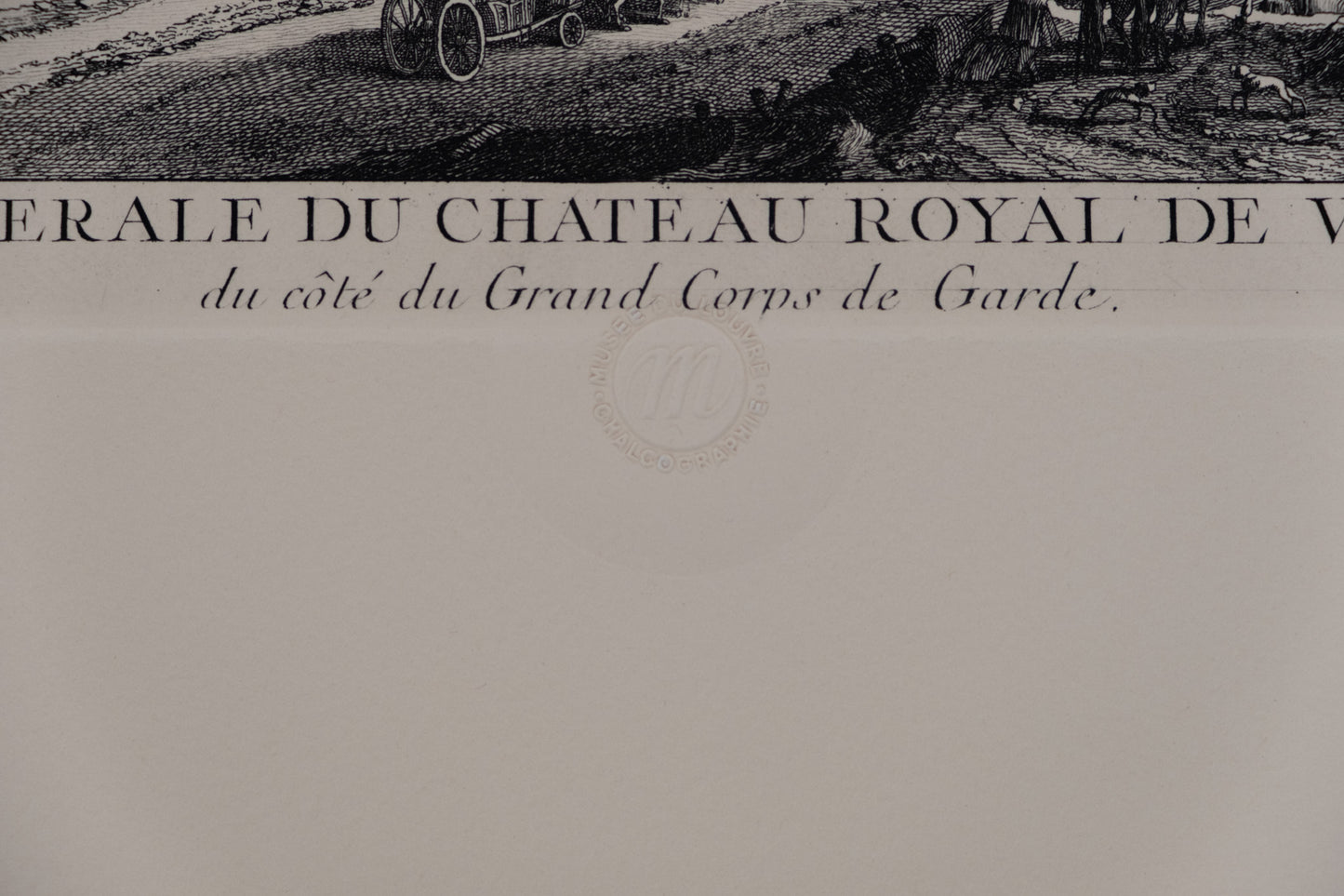 Jacques RIGAUD : Château royal de Vincennes - Gravure originale