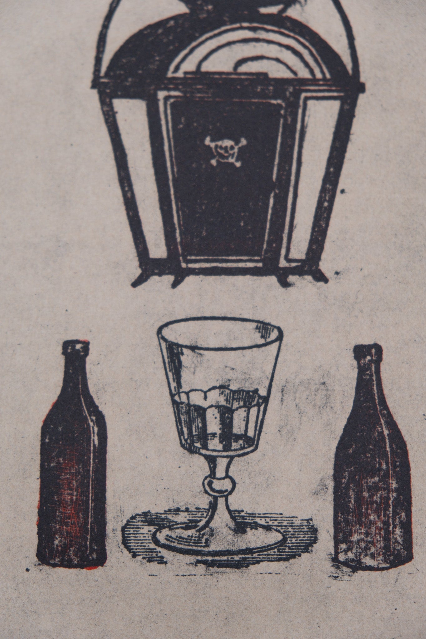 Max ERNST : Au fond du Beaujolais - Lithographie originale signée