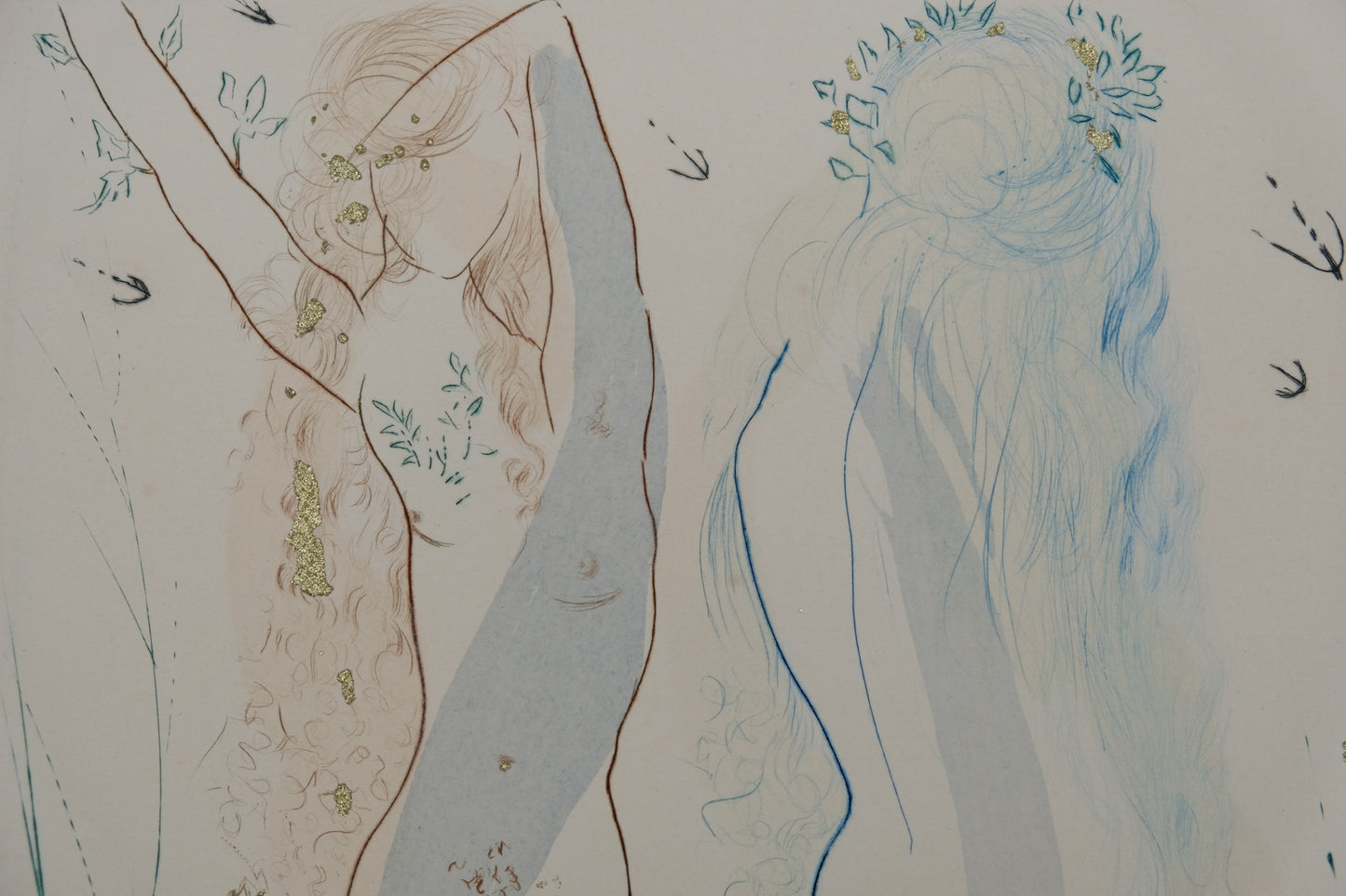 Salvador DALI : Retour de la Sulamite - Gravure originale signée
