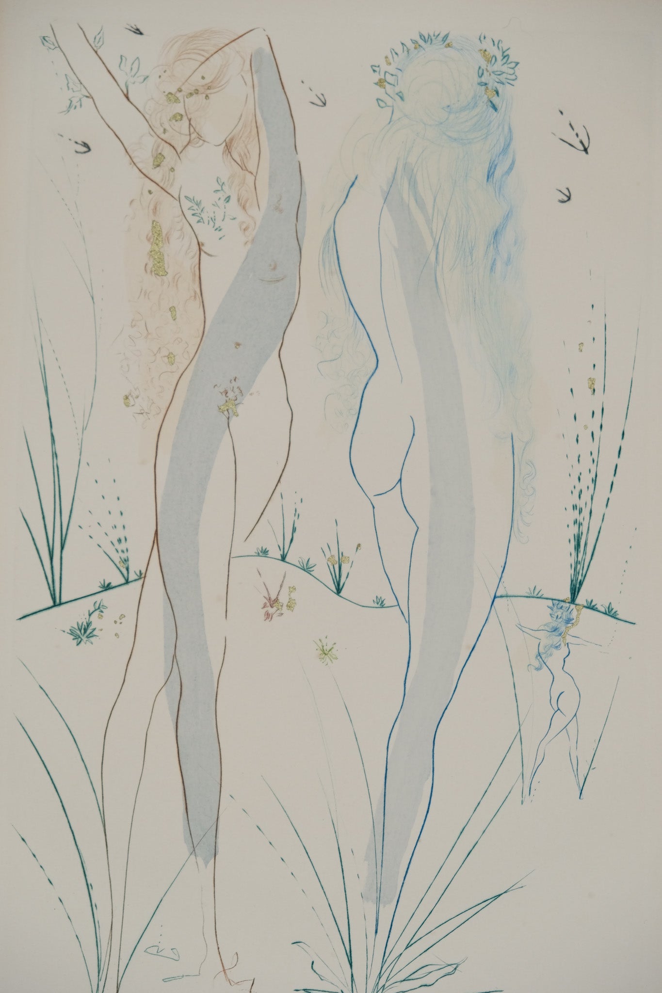 Salvador DALI : Retour de la Sulamite - Gravure originale signée