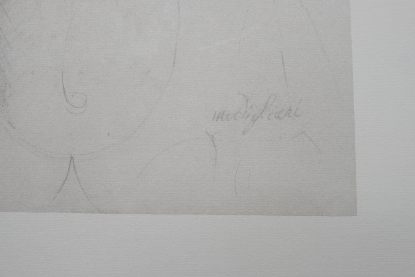 Amedeo MODIGLIANI : Femme au long cou - Lithographie signée