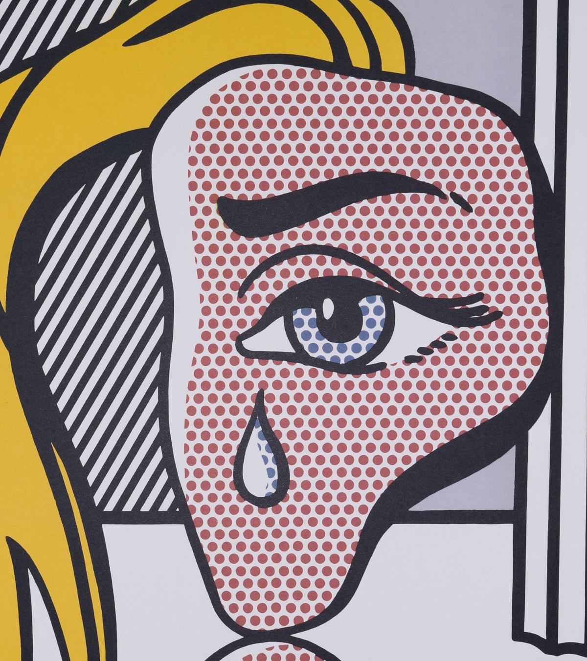 Roy LICHTENSTEIN : Girl with Tear - Affiche originale