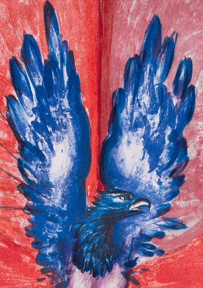 Franz PRIKING : La Femme Oiseau - Lithographie originale signée