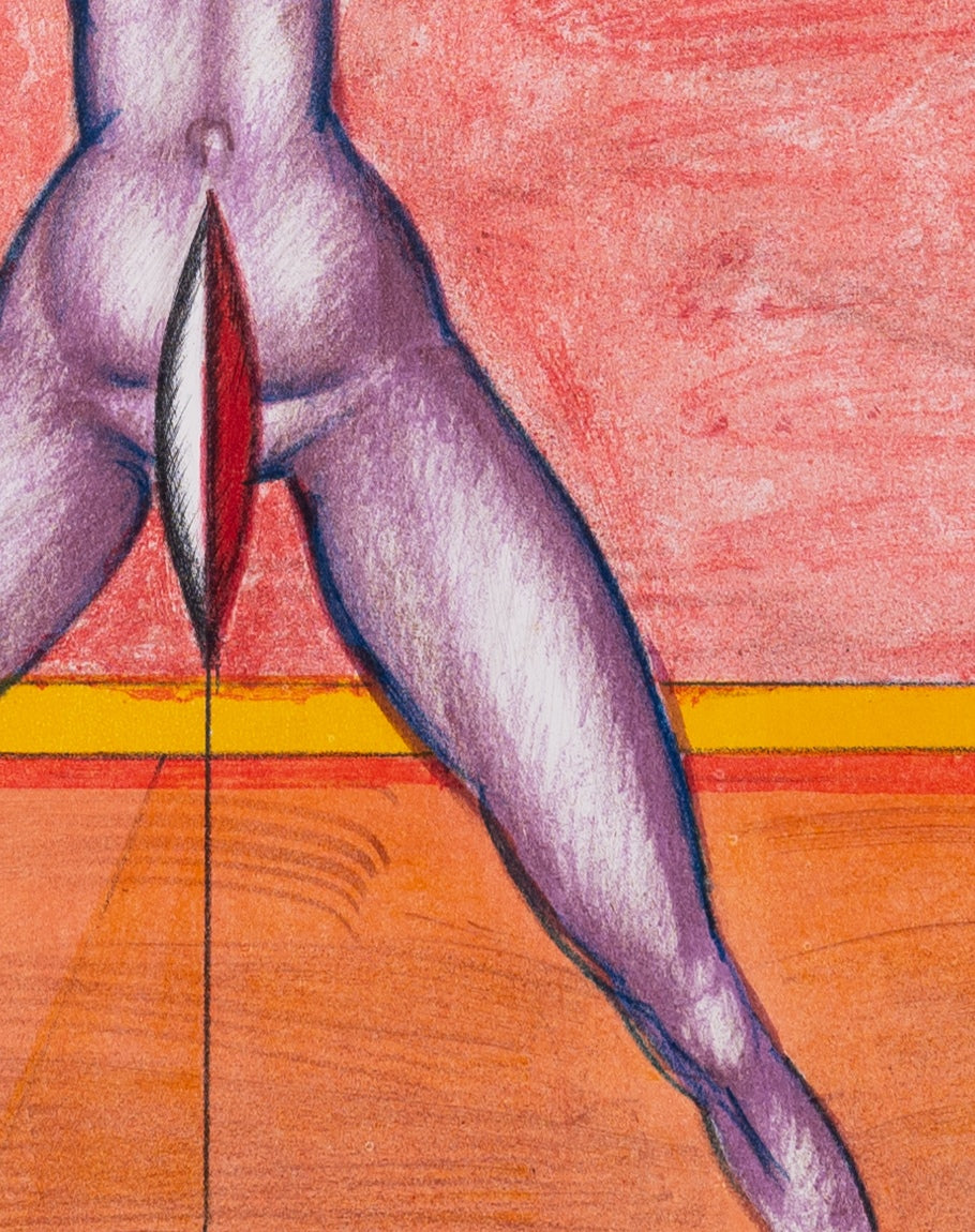 Franz PRIKING : La Femme Oiseau - Lithographie originale signée