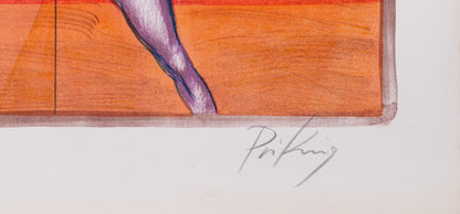 Franz PRIKING : La Femme Oiseau - Lithographie originale signée