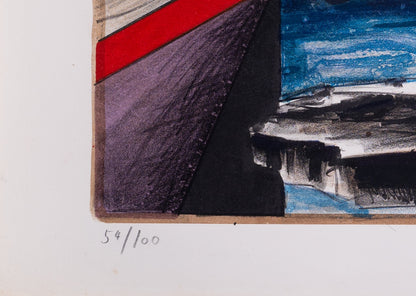 Franz PRIKING : Nature morte à la sphère - Lithographie originale signée