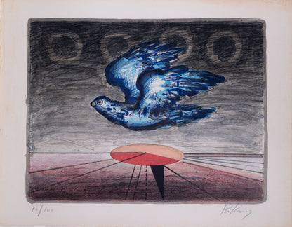 Franz PRIKING : Bluebird - Lithographie originale signée