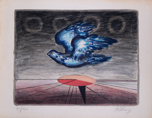 Franz PRIKING : Bluebird - Lithographie originale signée