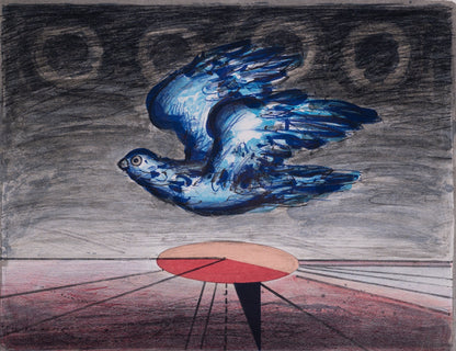 Franz PRIKING : Bluebird - Lithographie originale signée