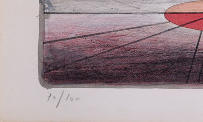 Franz PRIKING : Bluebird - Lithographie originale signée