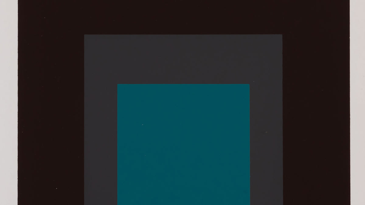 Josef ALBERS : Homage to the square, Set Off - Sérigraphie en couleurs