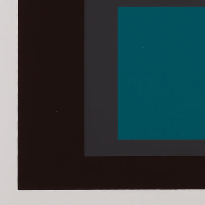Josef ALBERS : Homage to the square, Set Off - Sérigraphie en couleurs