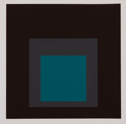 Josef ALBERS : Homage to the square, Set Off - Sérigraphie en couleurs